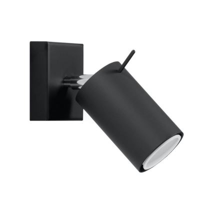 Brilagi -  LED-seinävalaisin ASMUS 1xGU10/7W/230V musta
