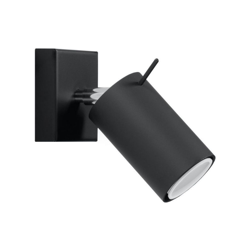 Brilagi -  LED-seinävalaisin ASMUS 1xGU10/7W/230V musta