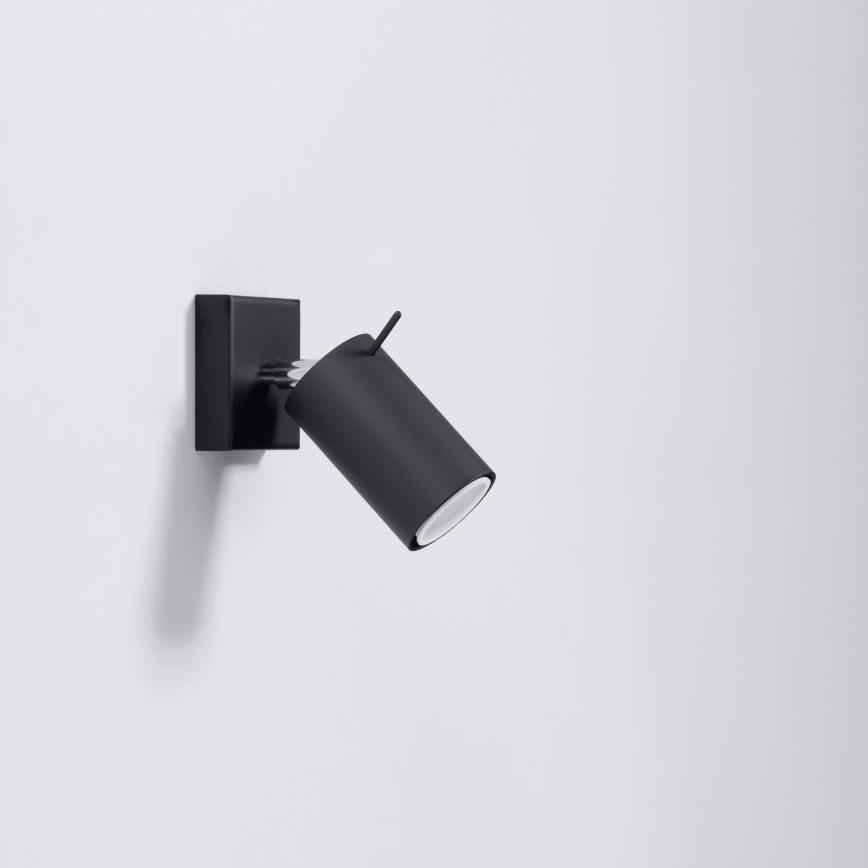 Brilagi -  LED-seinävalaisin ASMUS 1xGU10/7W/230V musta