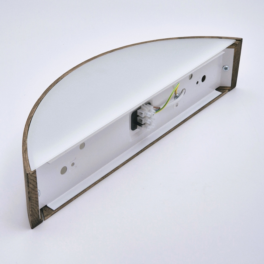 Brilagi - LED Seinävalaisin CARVALHO 1xE27/60W/230V tammi