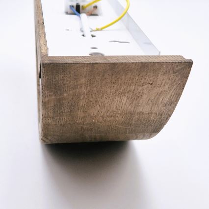 Brilagi - LED Seinävalaisin CARVALHO 1xE27/60W/230V tammi