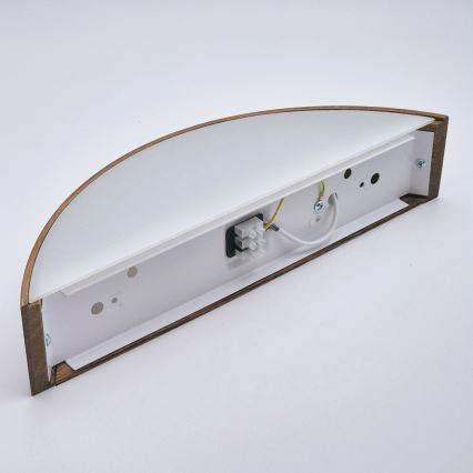 Brilagi - LED-seinävalaisin CARVALHO 1xE27/60W/230V tammi kirsikka
