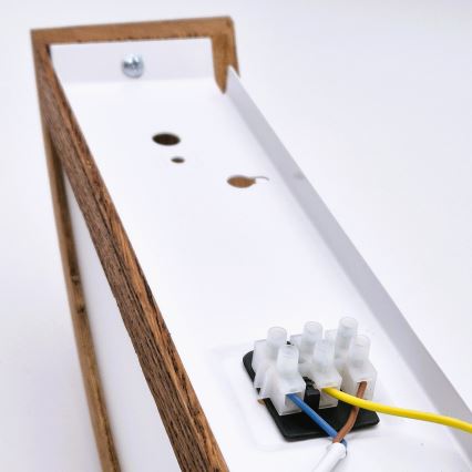 Brilagi - LED-seinävalaisin CARVALHO 1xE27/60W/230V tammi kirsikka