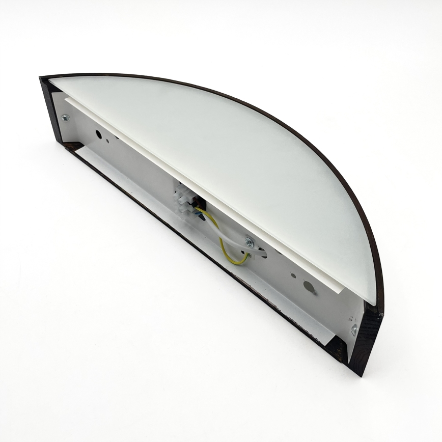 Brilagi - LED-seinävalaisin CARVALHO SMOKEY 1xE27/60W/230V tammi