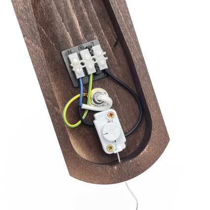 Brilagi - LED Seinävalaisin COTTAGE 1xE14/40W/230V pyökki/valkoinen