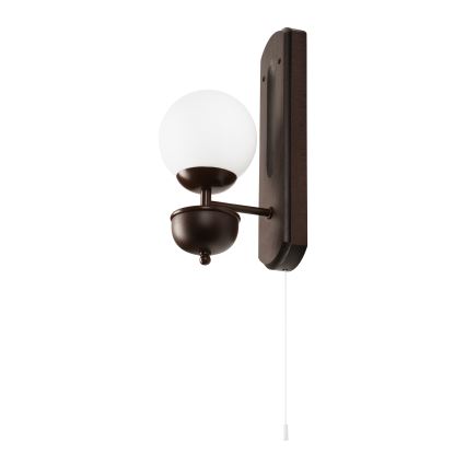Brilagi - LED Seinävalaisin COTTAGE 1xG9/40W/230V pyökki/valkoinen