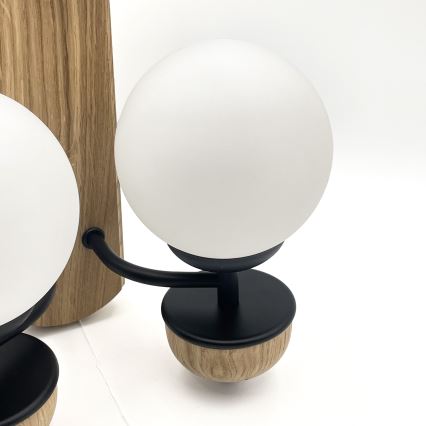 Brilagi - LED Seinävalaisin COTTAGE 2xG9/40W/230V tammi/valkoinen