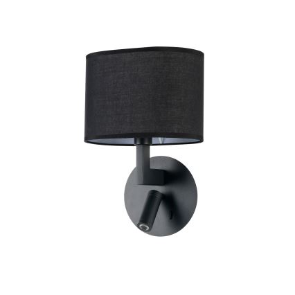 Brilagi - LED-seinävalaisin DAYA 1xE14/40W/230V + LED/3W musta