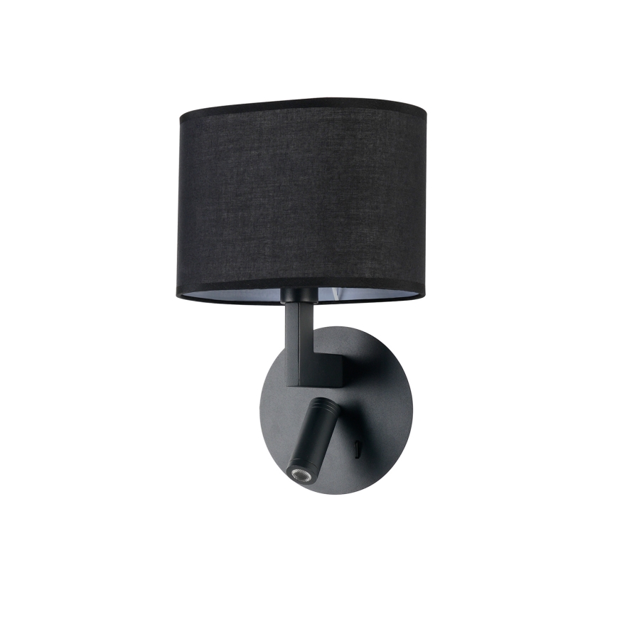 Brilagi - LED-seinävalaisin DAYA 1xE14/40W/230V + LED/3W musta