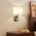 Brilagi - LED-seinävalaisin DAYA 1xE14/40W/230V + LED/3W valkoinen/mattakromi