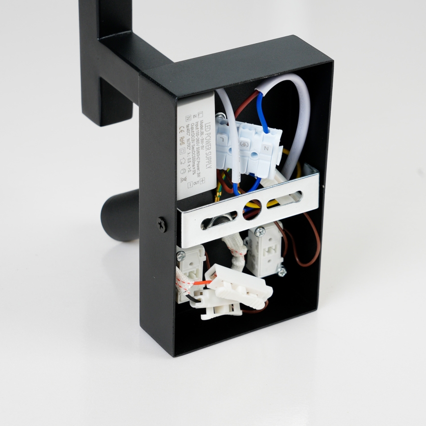 Brilagi - LED-seinävalaisin DEYA 1xE14/40W/230V + LED/3W musta