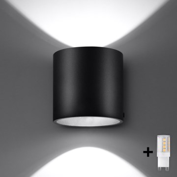 Brilagi -  LED-seinävalaisin FRIDA 1xG9/4W/230V musta