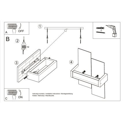 Brilagi -  LED-seinävalaisin HERA 1xE27/7,5W/230V puu
