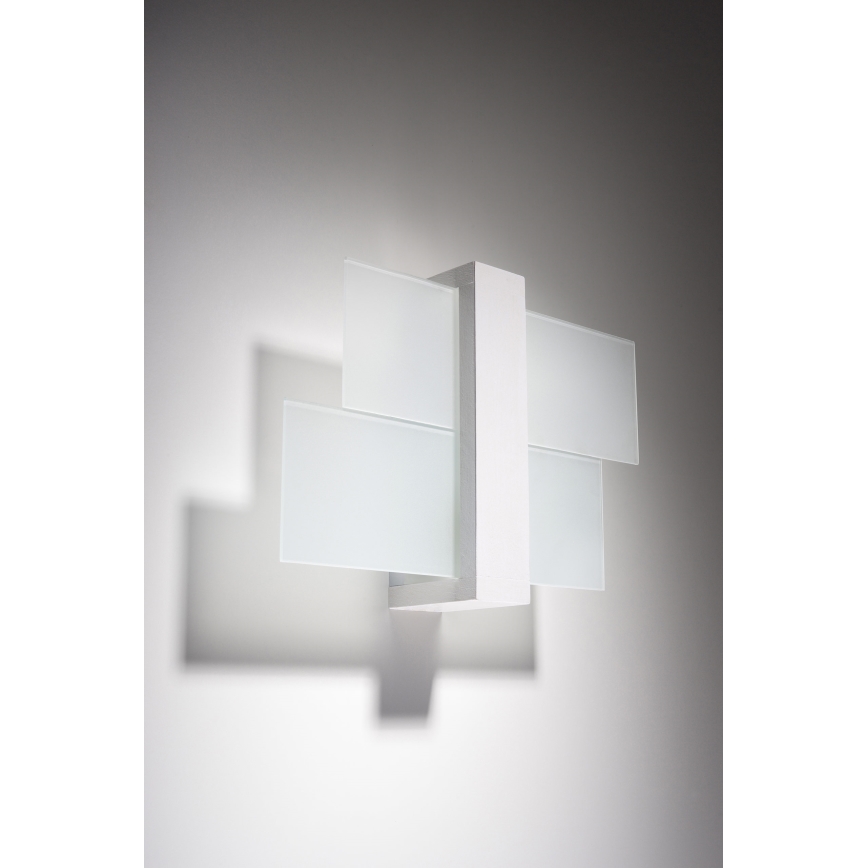 Brilagi -  LED-seinävalaisin HERA 1xE27/7,5W/230V valkoinen
