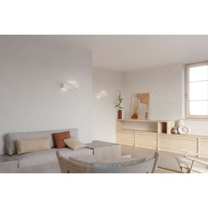 Brilagi -  LED-seinävalaisin KERRY 1xE27/7,5W/230V keramiikka/valkoinen