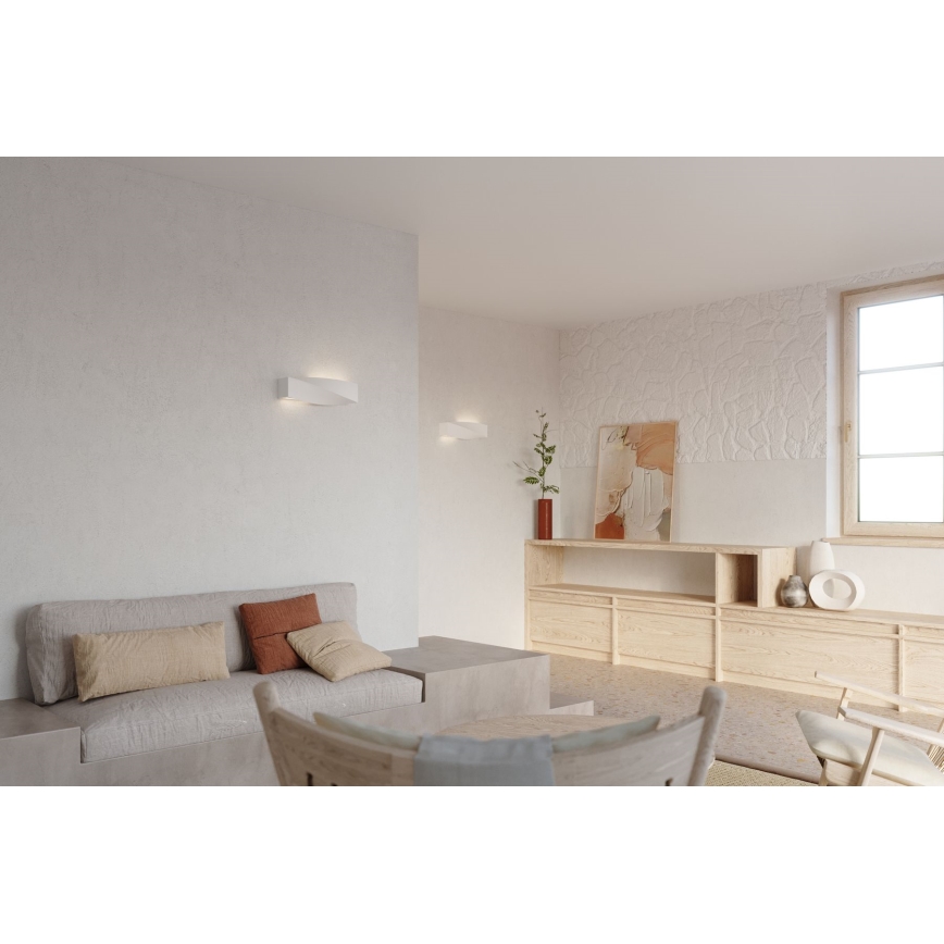 Brilagi -  LED-seinävalaisin KERRY 1xE27/7,5W/230V keramiikka/valkoinen