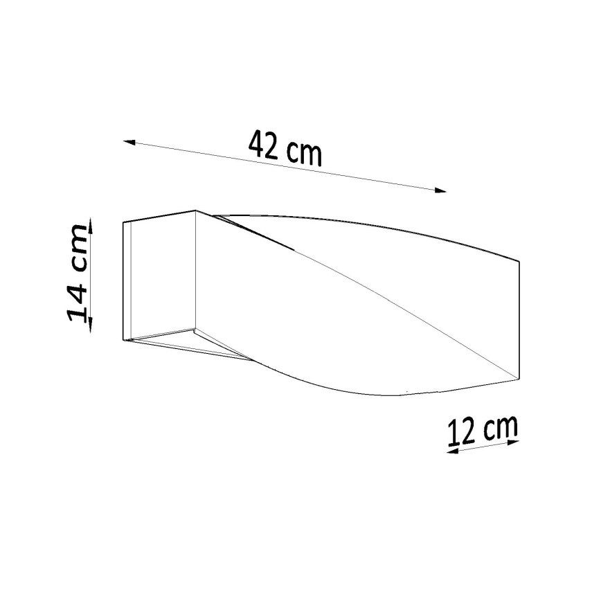 Brilagi -  LED-seinävalaisin KERRY 1xE27/7,5W/230V keramiikka/valkoinen