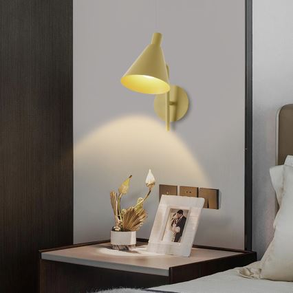 Brilagi - LED-seinävalaisin LUCERA LED/3W/230V keltainen
