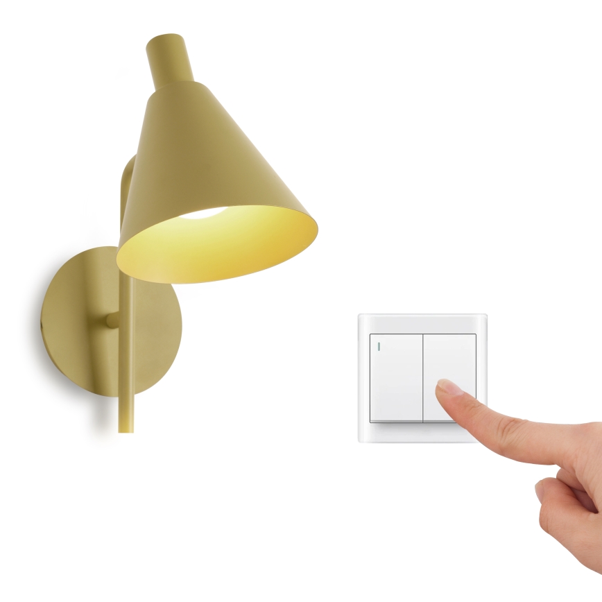 Brilagi - LED-seinävalaisin LUCERA LED/3W/230V keltainen
