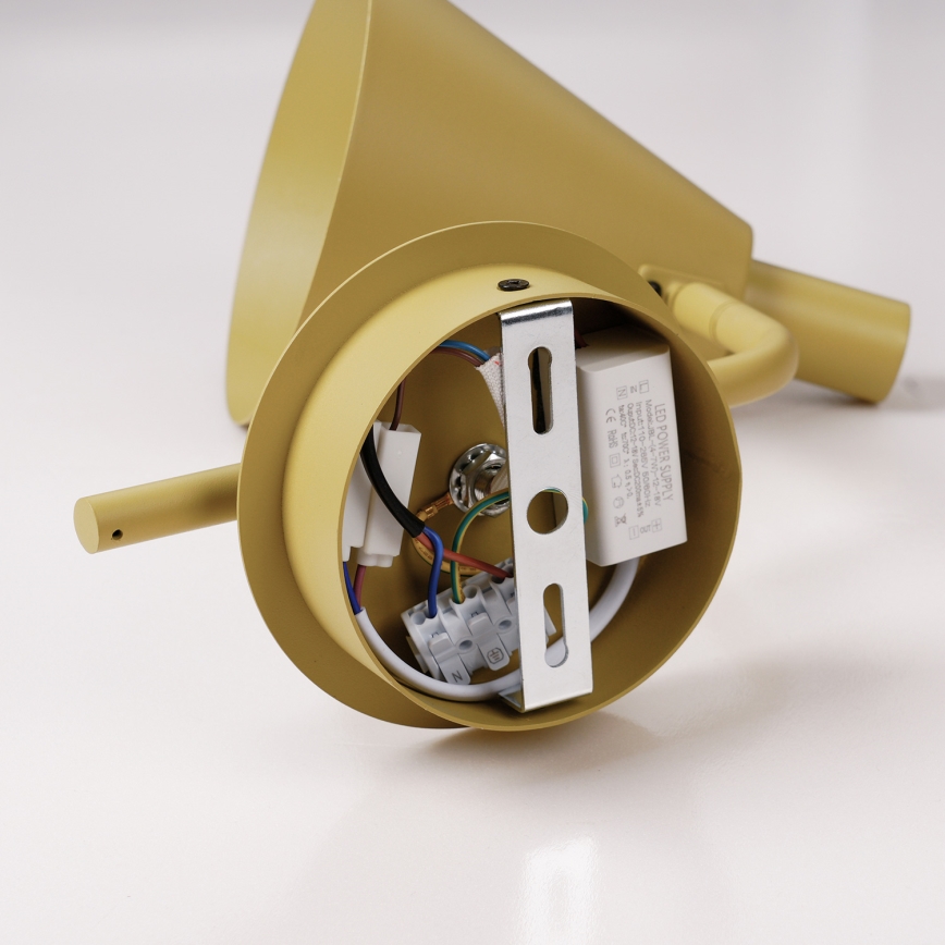 Brilagi - LED-seinävalaisin LUCERA LED/3W/230V keltainen
