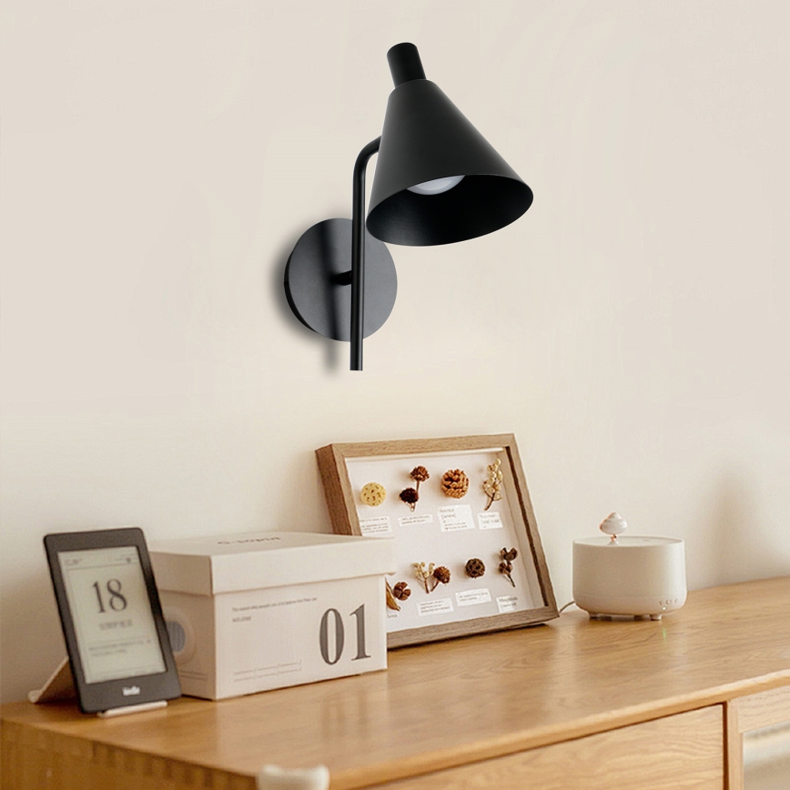 Brilagi - LED-seinävalaisin LUCERA LED/3W/230V musta