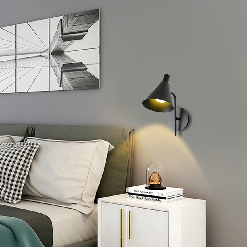 Brilagi - LED-seinävalaisin LUCERA LED/3W/230V musta