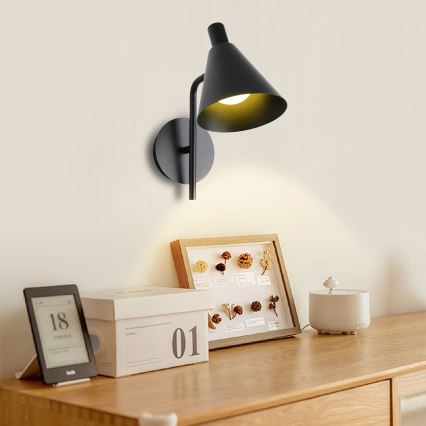 Brilagi - LED-seinävalaisin LUCERA LED/3W/230V musta