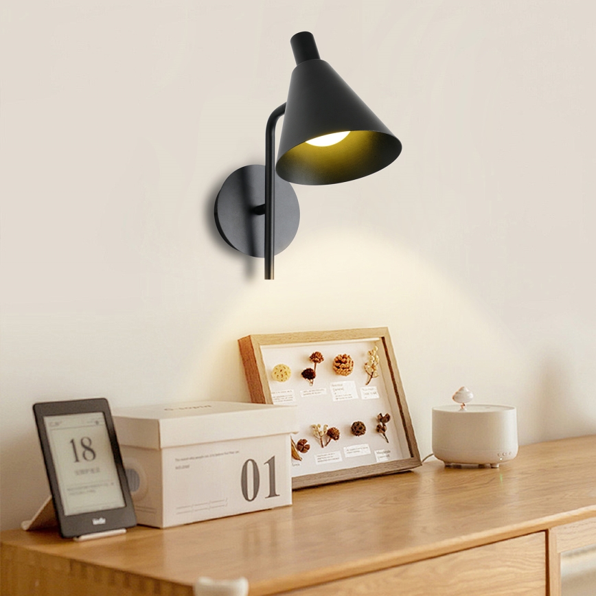Brilagi - LED-seinävalaisin LUCERA LED/3W/230V musta