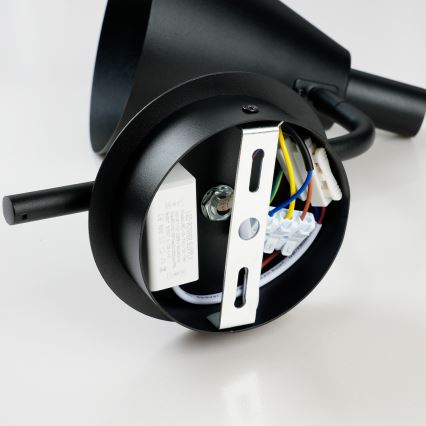 Brilagi - LED-seinävalaisin LUCERA LED/3W/230V musta