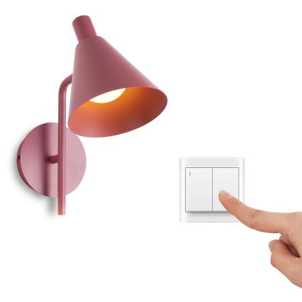 Brilagi - LED-seinävalaisin LUCERA LED/3W/230V punainen viininpunainen