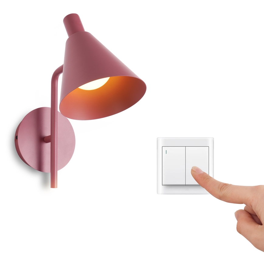 Brilagi - LED-seinävalaisin LUCERA LED/3W/230V punainen viininpunainen