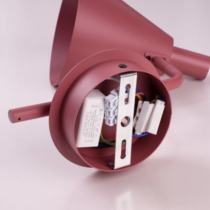 Brilagi - LED-seinävalaisin LUCERA LED/3W/230V punainen viininpunainen