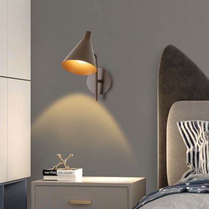 Brilagi - LED-seinävalaisin LUCERA LED/3W/230V ruskea