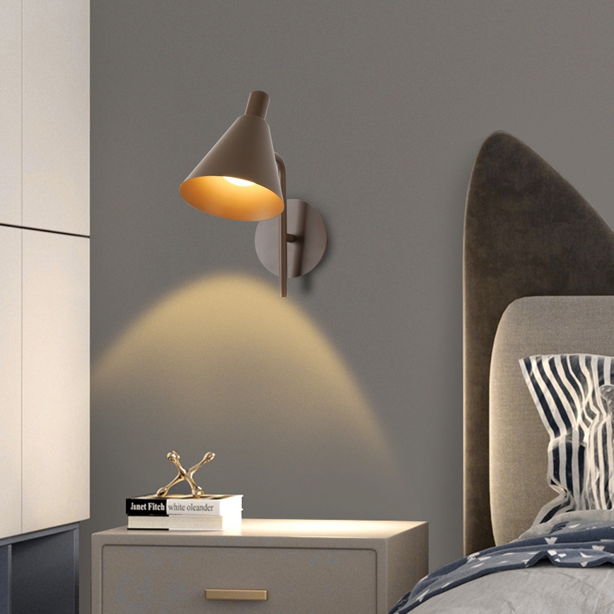 Brilagi - LED-seinävalaisin LUCERA LED/3W/230V ruskea