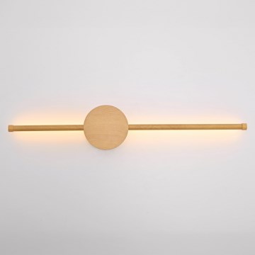Brilagi - LED-seinävalaisin LUGO DUE LED/9W/230V tammi sisustus
