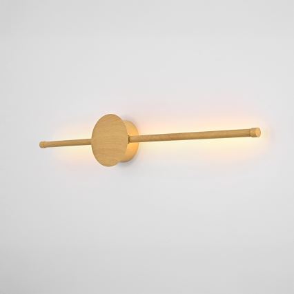 Brilagi - LED-seinävalaisin LUGO DUE LED/9W/230V tammi sisustus