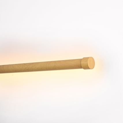 Brilagi - LED-seinävalaisin LUGO DUE LED/9W/230V tammi sisustus