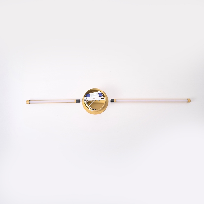 Brilagi - LED-seinävalaisin LUGO DUE LED/9W/230V tammi sisustus