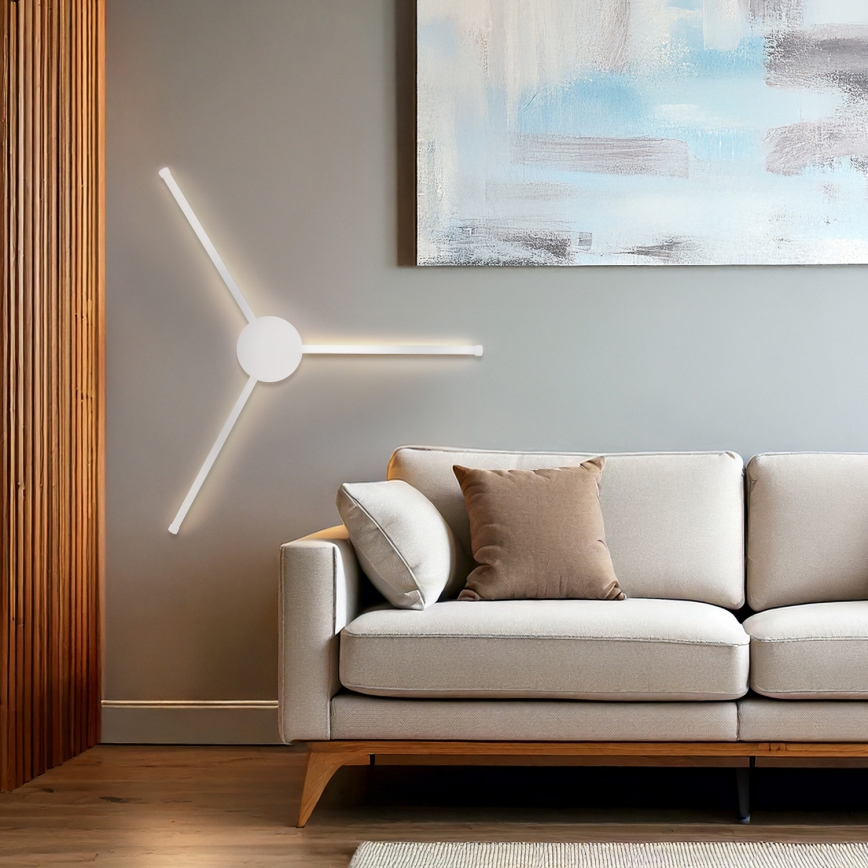 Brilagi - LED-seinävalaisin LUGO TRE LED/14W/230V valkoinen