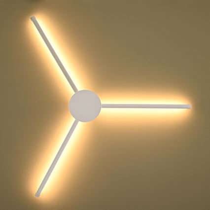Brilagi - LED-seinävalaisin LUGO TRE LED/14W/230V valkoinen