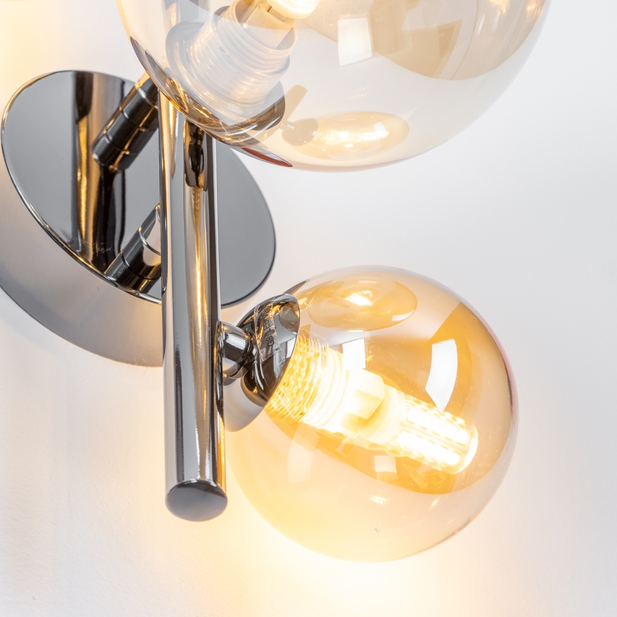 Brilagi - LED-seinävalaisin MILLA 3xG9/3W/230V kiiltävä kromi/kulta