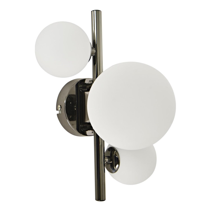 Brilagi - LED-seinävalaisin MILLA 3xG9/3W/230V kiiltävä kromi/valkoinen