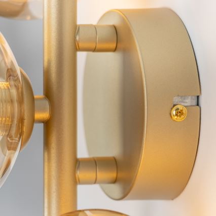 Brilagi - LED-seinävalaisin MILLA 3xG9/3W/230V kulta