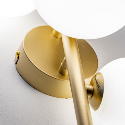 Brilagi - LED-seinävalaisin MILLA 3xG9/3W/230V kulta/valkoinen