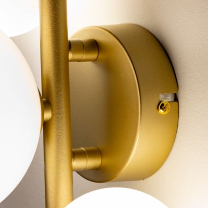 Brilagi - LED-seinävalaisin MILLA 3xG9/3W/230V kulta/valkoinen