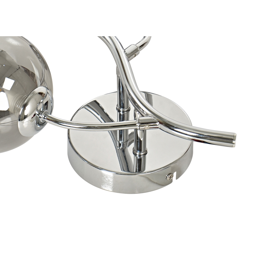 Brilagi - LED-seinävalaisin MISTEL 3xG9/3W/230V kiiltävä kromi/savuinen