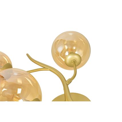 Brilagi - LED-seinävalaisin MISTEL 3xG9/3W/230V kulta