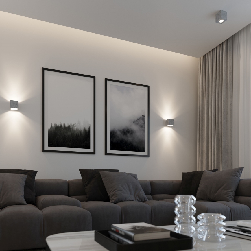 Brilagi -  LED-seinävalaisin MURO 1xG9/3,5W/230V betoni