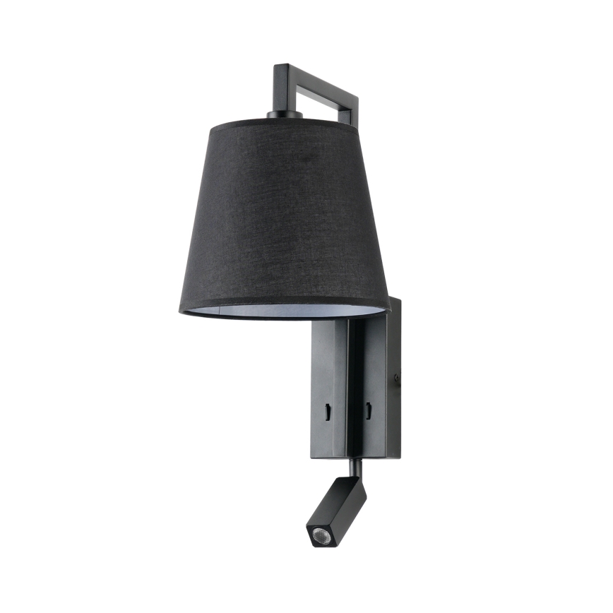 Brilagi - LED-seinävalaisin RAYA 1xE14/40W/230V + LED/3W musta