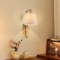 Brilagi - LED-seinävalaisin RAYA 1xE14/40W/230V + LED/3W pellava/beige